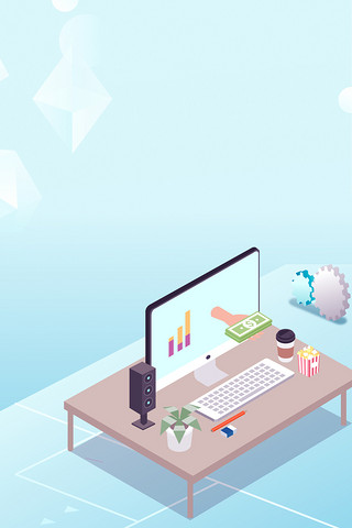 桌子電腦背景圖片 高清素材下載與辦公設備搭配指南